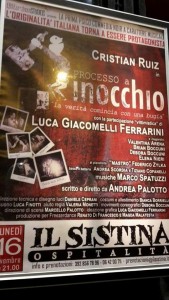 Processo a Pinocchio al Teatro Sistina: c'è luce in certi momenti